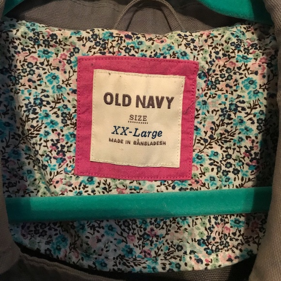 Old Navy Gray Lightweight Jacket XXL - Picture 3 of 5